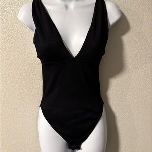 Elegant Black Shapewear Bodysuit